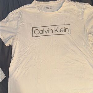 Calvin Klein White Short Sleeve Tee